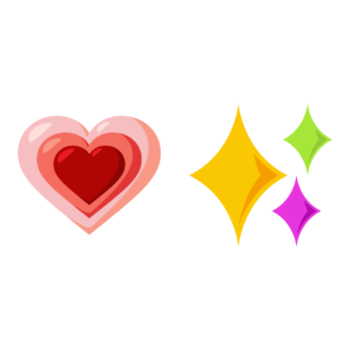 💗✨ Emoji Domain EmojiOne rendering
